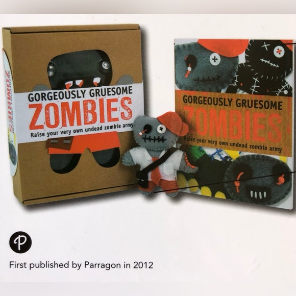 Sew Mini Treats / Felt Food Craft Kit by Klutz & Gorgeously Gruesome Zombies Kit - Picture 5 of 10